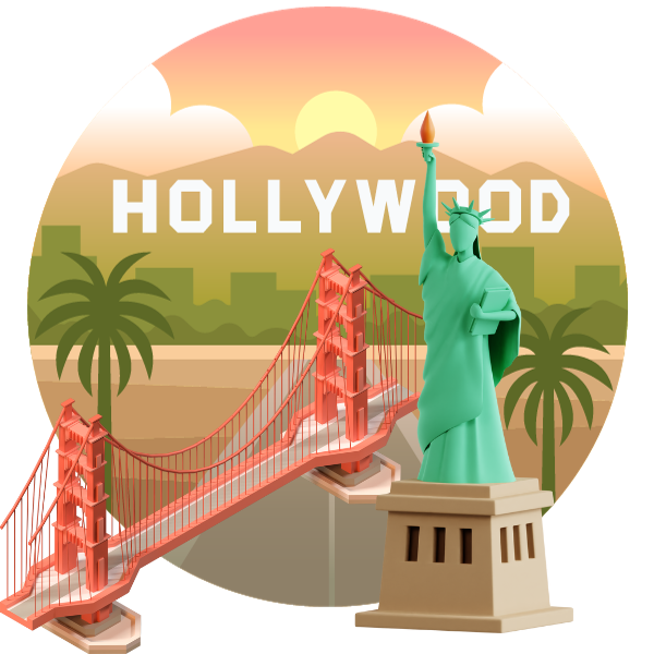 Hollywood-EUA - Elementos 3D