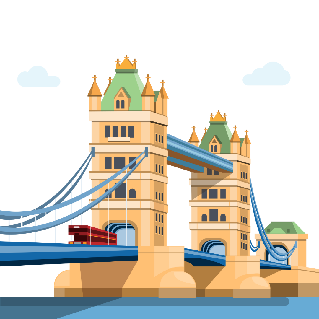 Imagem 3d - Destino Londres
